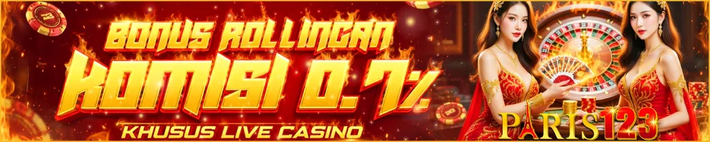 bonus rollingan komisi 0.1persen khusus live casino
